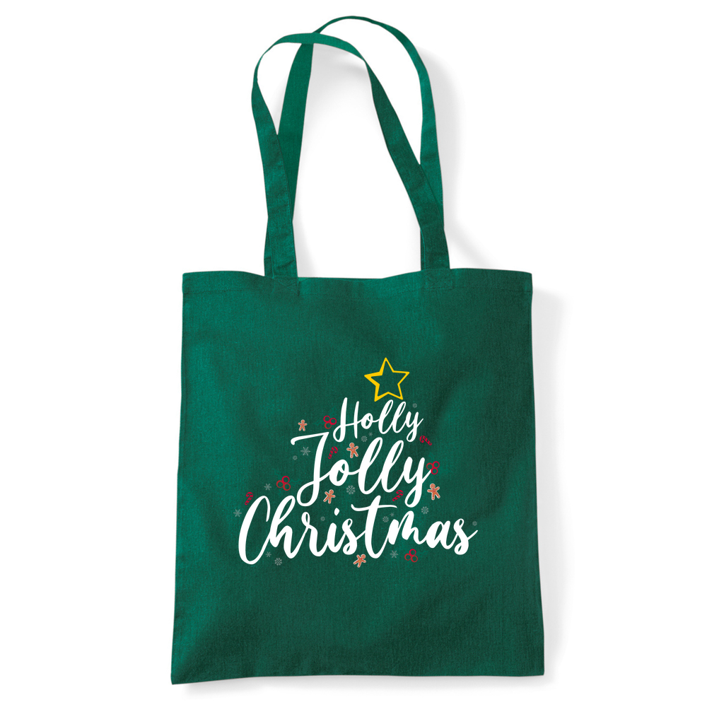 Holly Jolly Christmas Tote Bag - Image 40