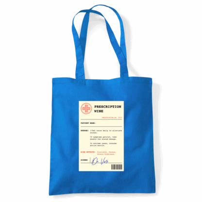 Wine Prescription Personalised Tote Bag - Image 18
