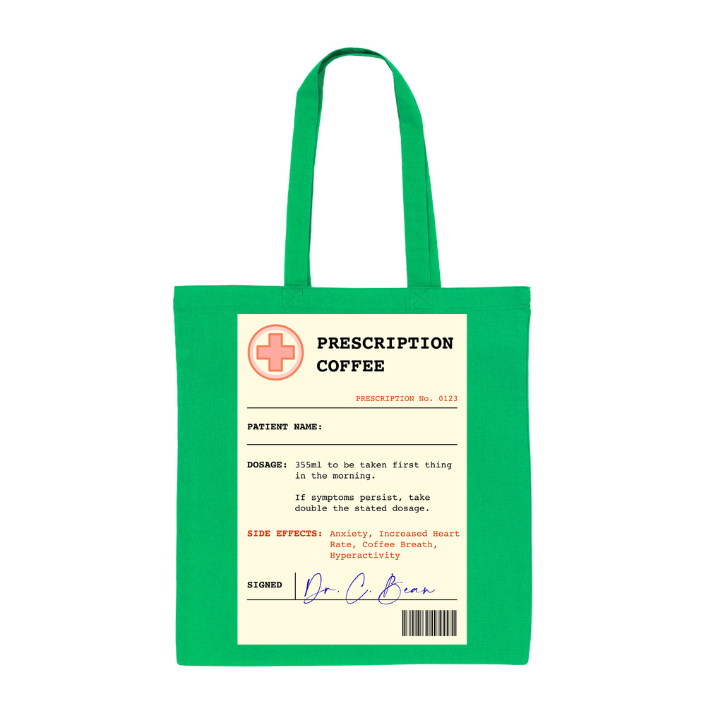 Coffee Prescription Personalised Tote Bag - Image 8