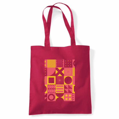 Square Patterns Tote Bag - Image 32