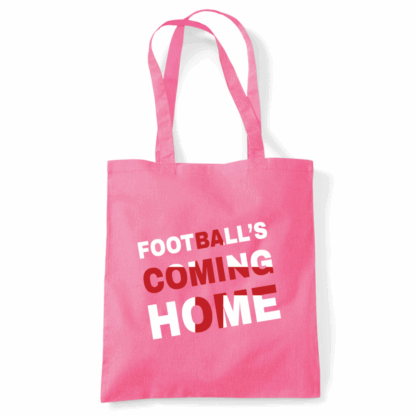 Football's Coming Home Coloured Cotton Tote Bag - Image 42