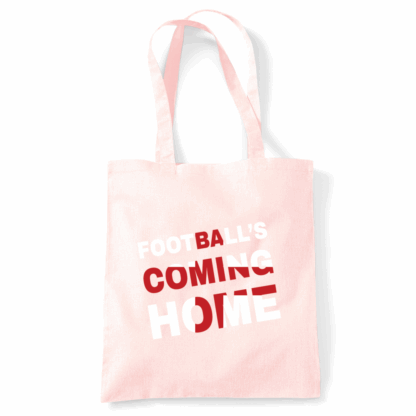 Football's Coming Home Coloured Cotton Tote Bag - Image 15