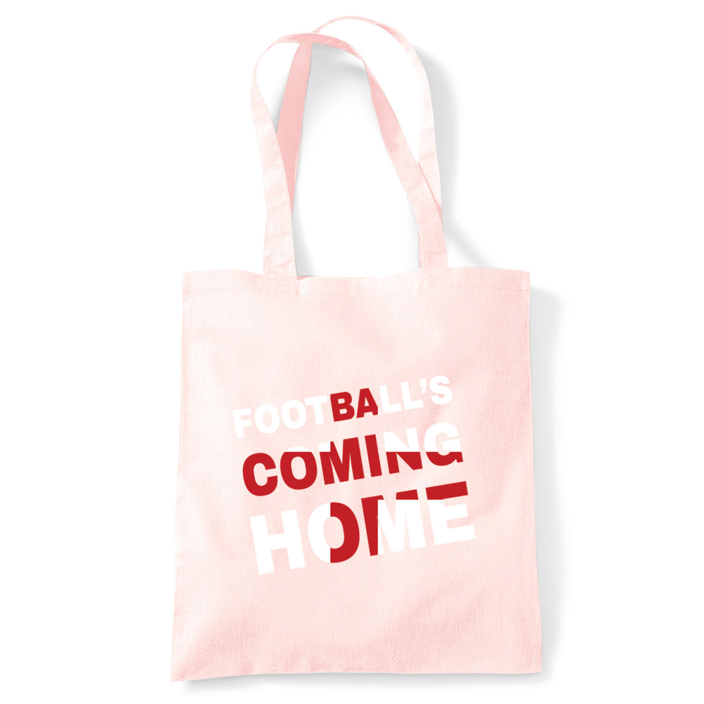 Football's Coming Home Coloured Cotton Tote Bag - Image 15