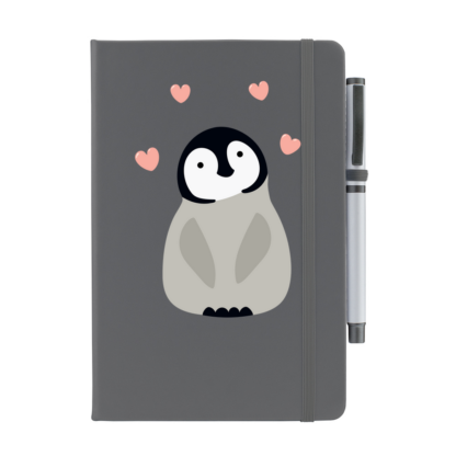 Penguin Personalised Notebook with Pen - Image 10