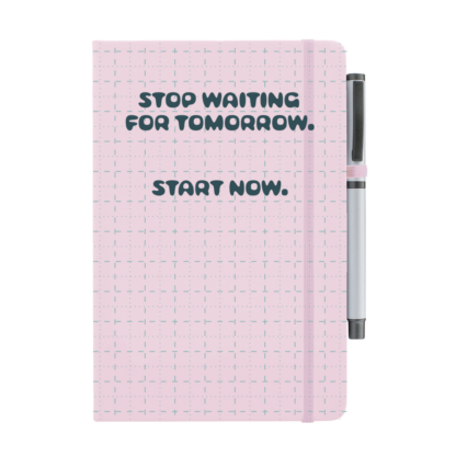 Stop Waiting for Tomorrow Personalised Notebook with Pen - Image 11