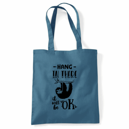 Hang In There Sloth Tote Bag - Image 17