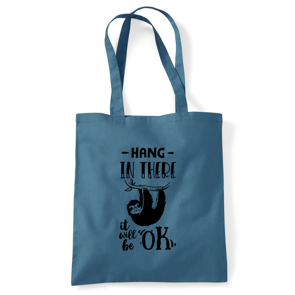 Hang In There Sloth Tote Bag - Image 17