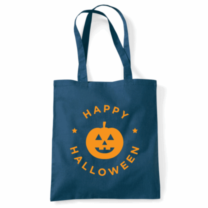 Happy Halloween Pumpkin Personalised Tote Bag - Image 15