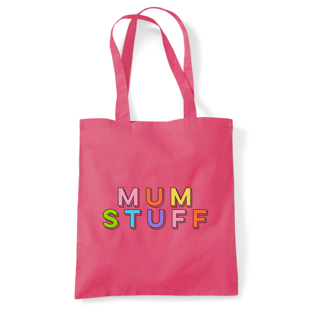 Mum Stuff Personalised Organic Cotton  Tote Bag - Image 25
