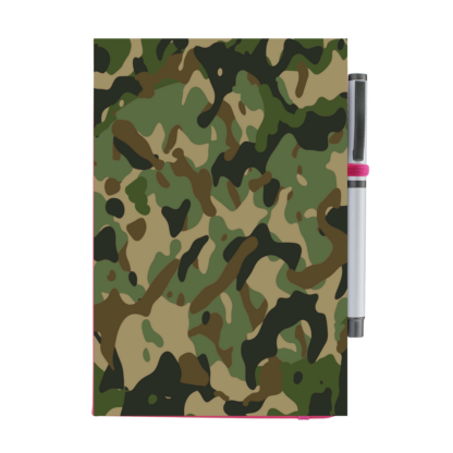 Camouflage Personalised Notebook with Pen - Image 9