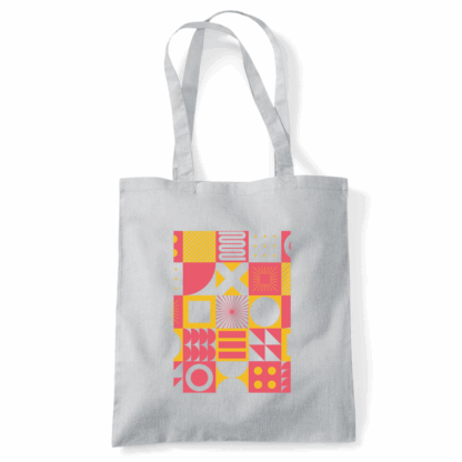 Square Patterns Tote Bag - Image 5