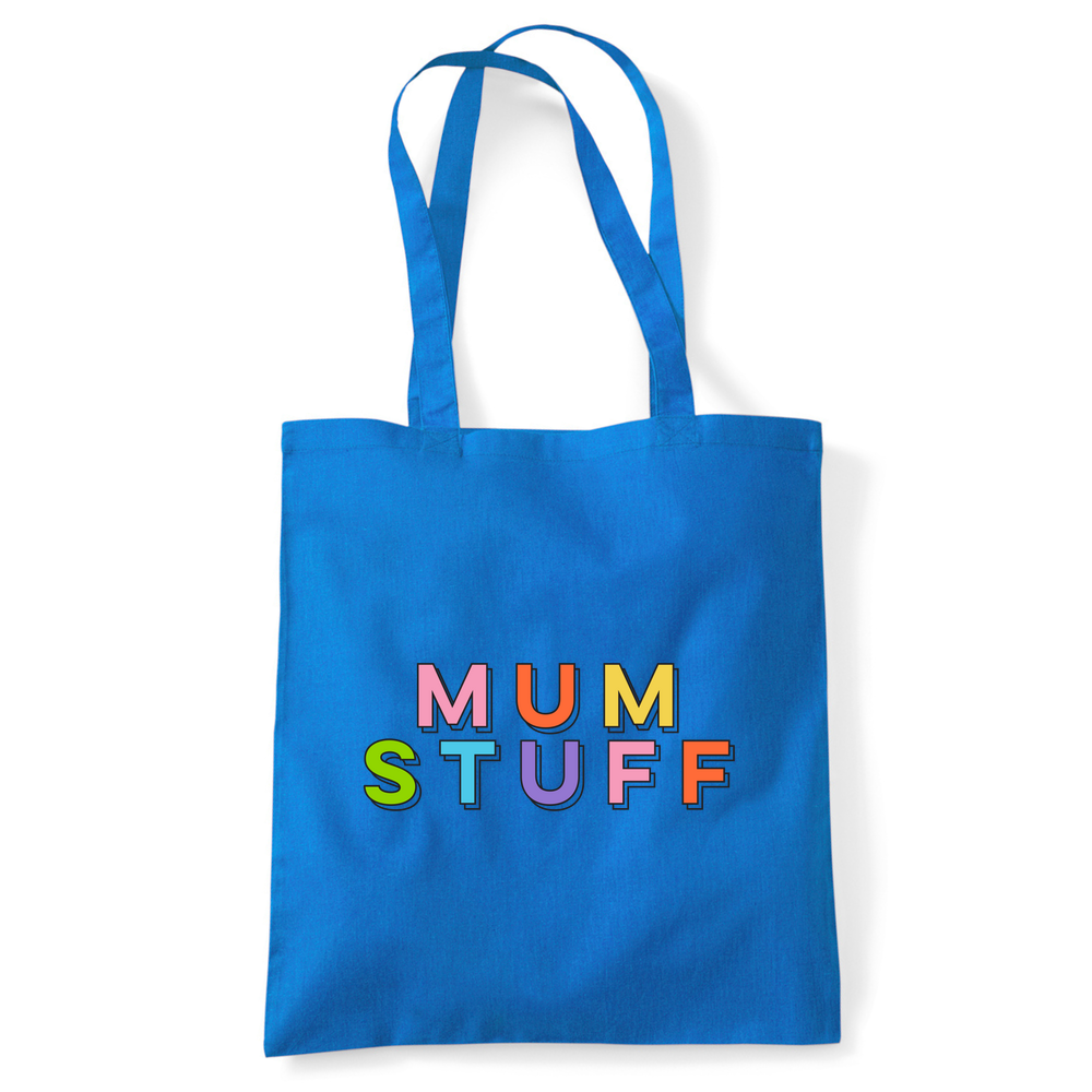 Mum Stuff Personalised Organic Cotton  Tote Bag - Image 13