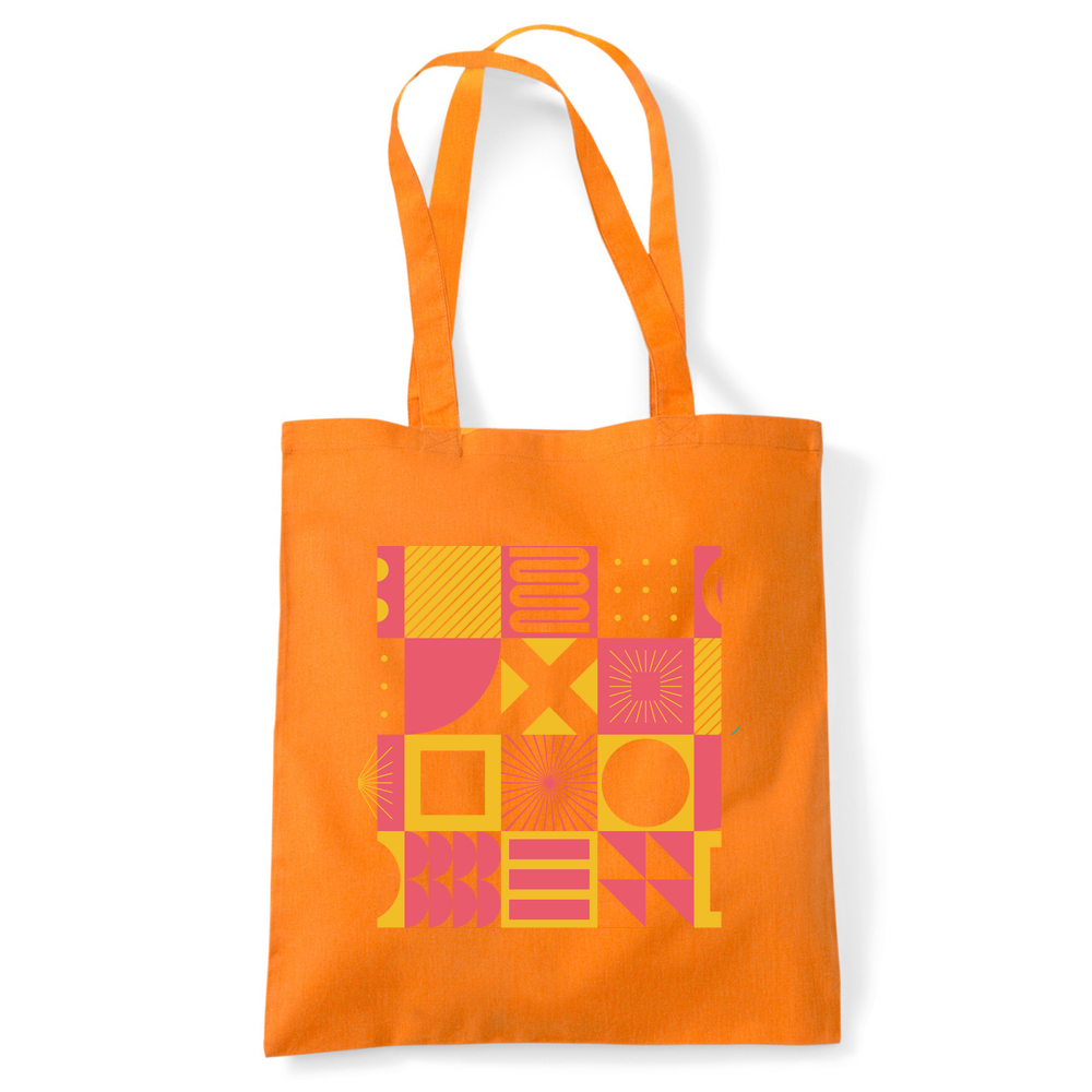 Square Patterns Tote Bag - Image 10