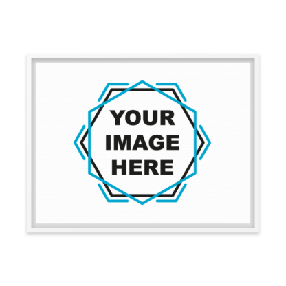 Custom White Framed Canvas - Landscape