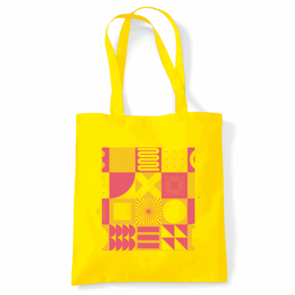 Square Patterns Tote Bag - Image 36