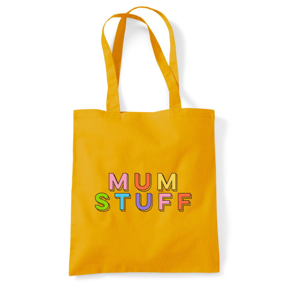 Mum Stuff Personalised Organic Cotton  Tote Bag - Image 32
