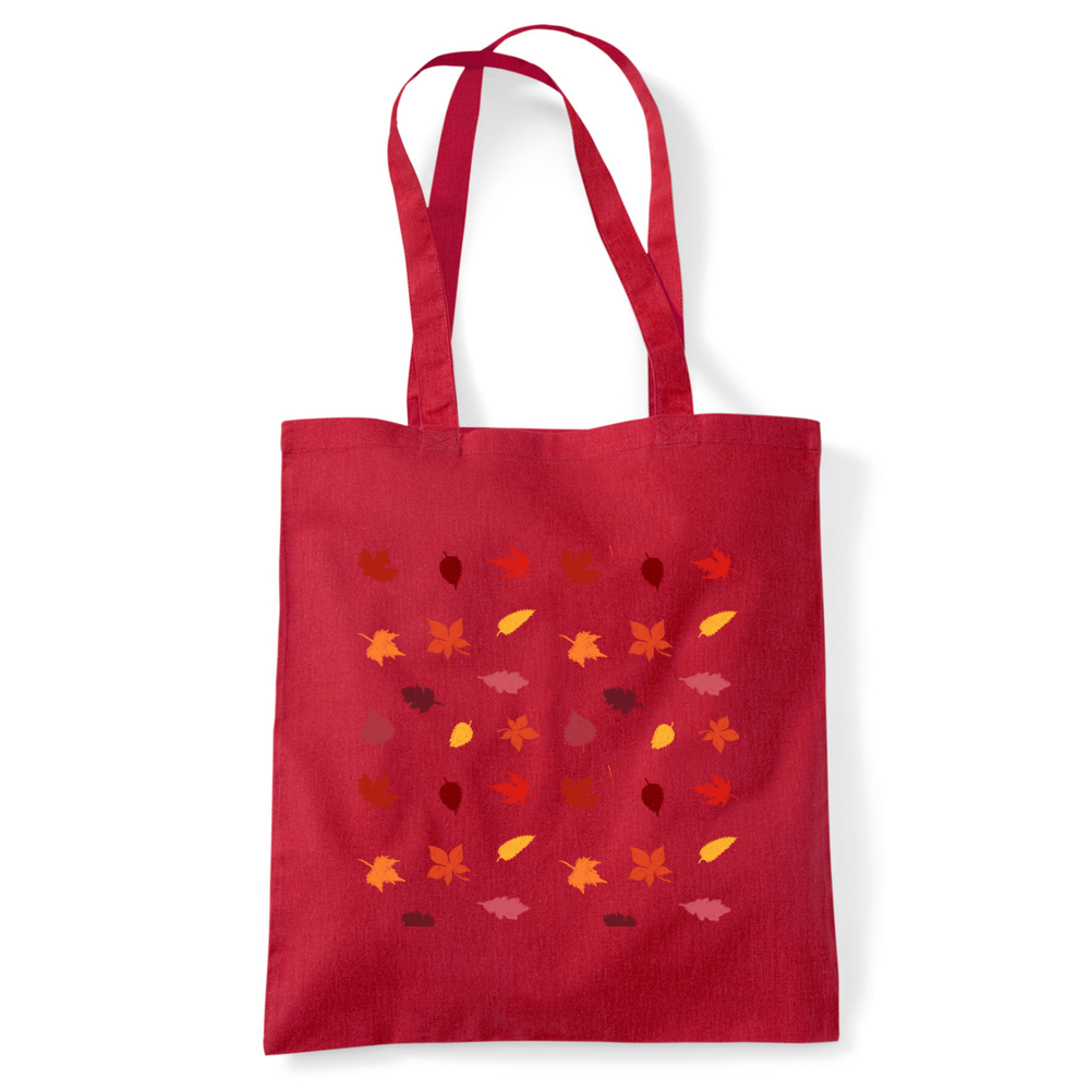 Autumn Leaves Cotton Tote Bag - Image 13