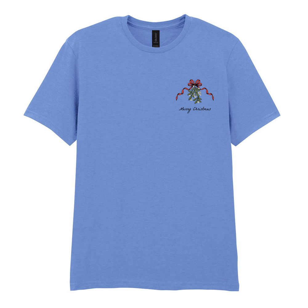Merry Christmas Mistletoe Cotton T-Shirt - Image 19
