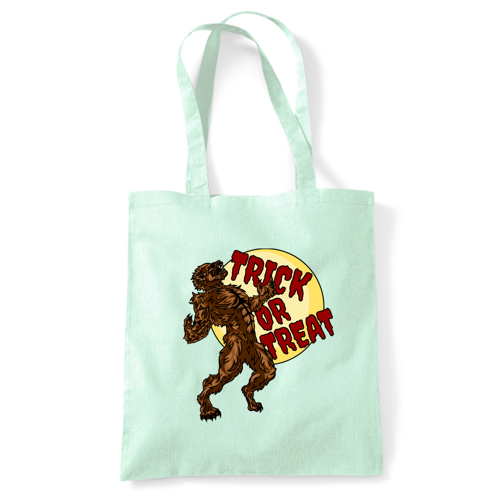 Trick or Treat Werewolf Personalised Tote Bag - Image 45