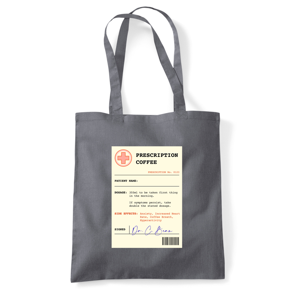 Coffee Prescription Personalised Tote Bag - Image 10