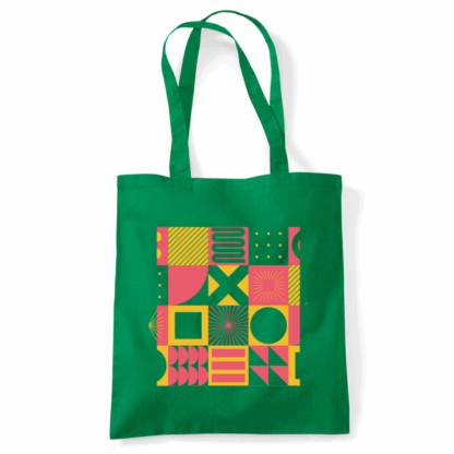 Square Patterns Tote Bag - Image 40