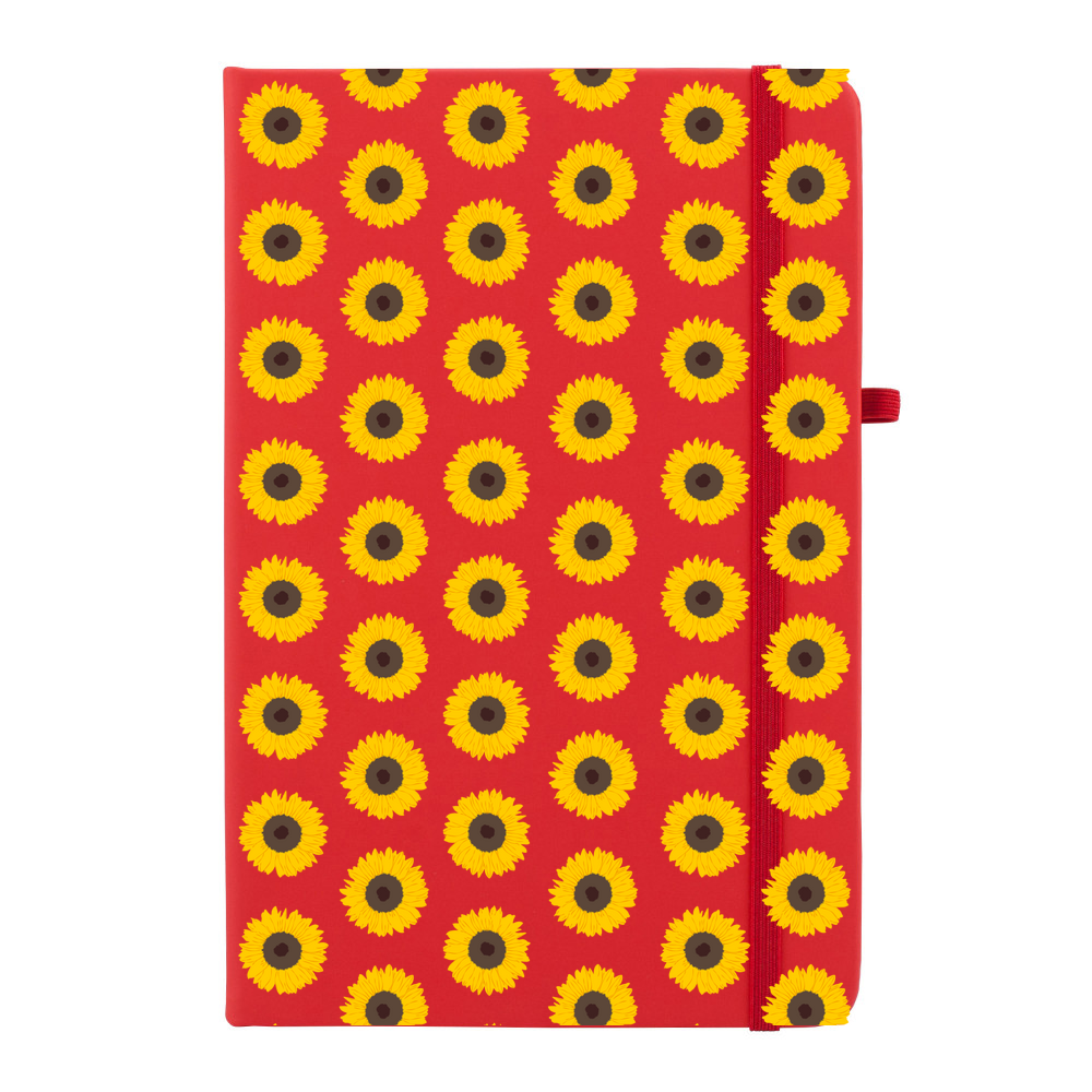 Sunflower Pattern Personalised Notebook - Image 4