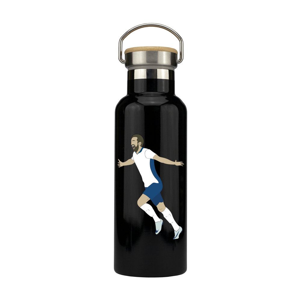 England Player Personalised Metal Bottle with Bamboo Lid - Image 4