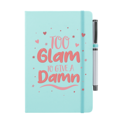 Too Glam To Give A Damn Personalised Notebook with Pen - Image 13