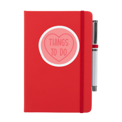 Things To Do Personalised Notebook with Pen - Image 4