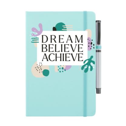Dream Believe Achieve Personalised Notebook with Pen - Image 14