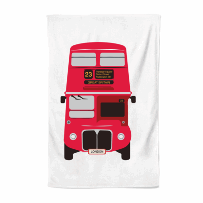 London Bus Personalised Tea Towel