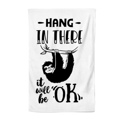Hang In There Sloth Tea Towel