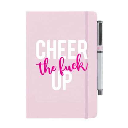 Cheer The F*ck Up Personalised Notebook with Pen - Image 10