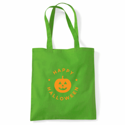 Happy Halloween Pumpkin Personalised Tote Bag - Image 14