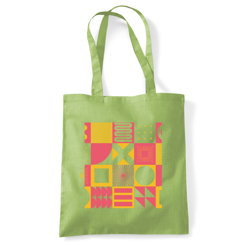 Square Patterns Tote Bag - Image 38