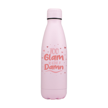 Too Glam To Give A Damn Personalised Metal Bottle - Image 3