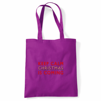 Keep Calm Christmas Is Coming Tote Bag - Image 25