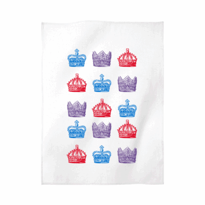 Crowns Tea Towel