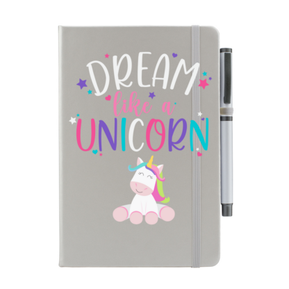 Dream Like a Unicorn Personalised Notebook with Pen - Image 7