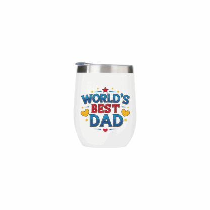 World's Best Dad Metal Drinks Tumbler - Image 2