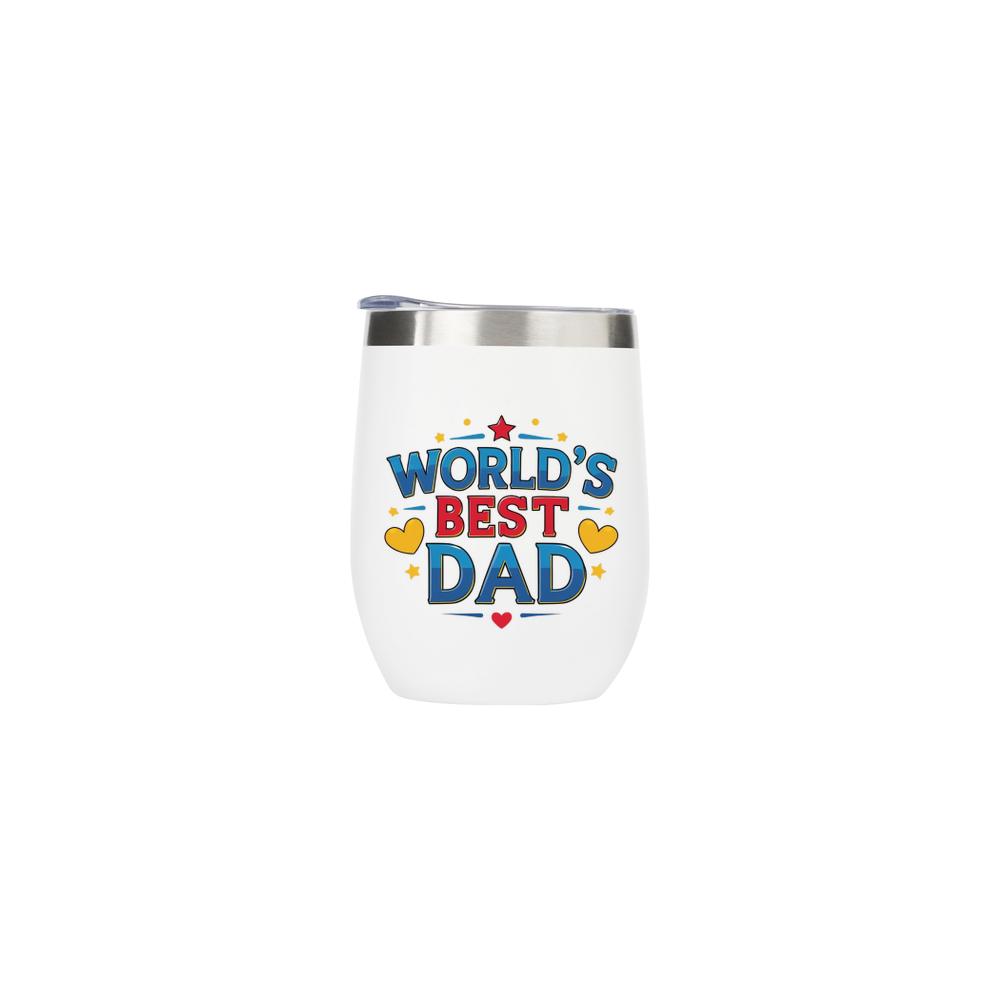 World's Best Dad Metal Drinks Tumbler - Image 2