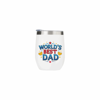 World's Best Dad Metal Drinks Tumbler