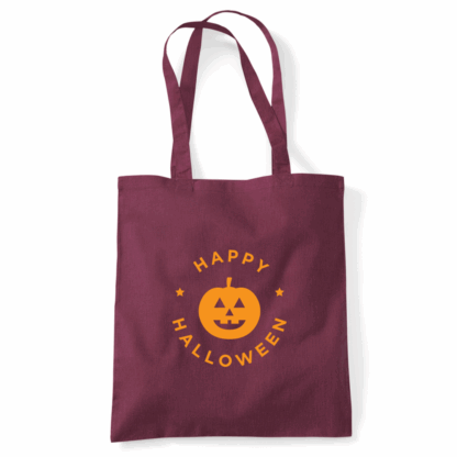 Happy Halloween Pumpkin Personalised Tote Bag - Image 31