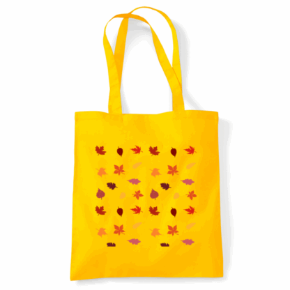 Autumn Leaves Cotton Tote Bag - Image 17