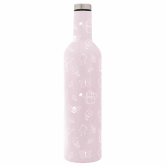 Gardening Pattern Flask Bottle