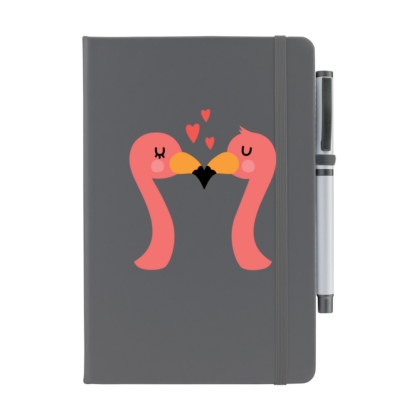 Flamingos Personalised Notebook with Pen - Image 10