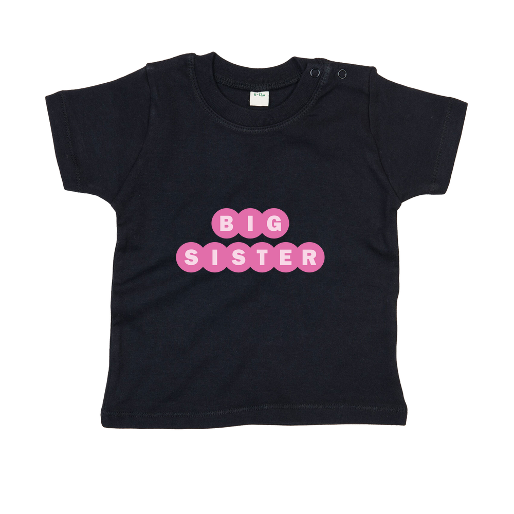 Big Sister Personalised Baby/Toddler T-Shirt - Image 13