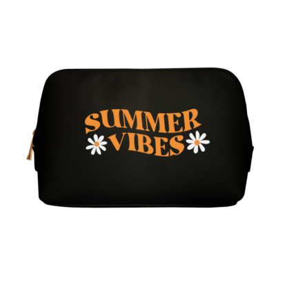 Summer Vibes Leather Look Boutique Accessory Bag - Image 9