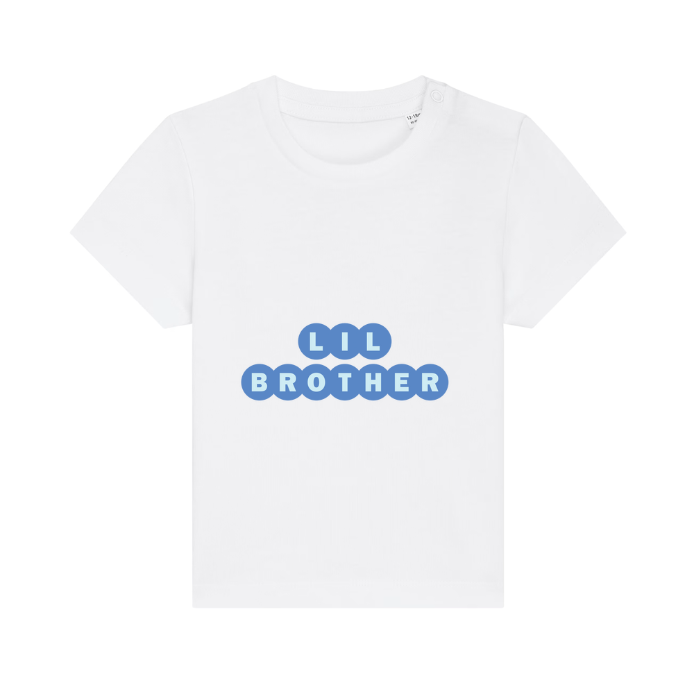 Lil Brother Personalised Baby/Toddler T-Shirt - Image 3