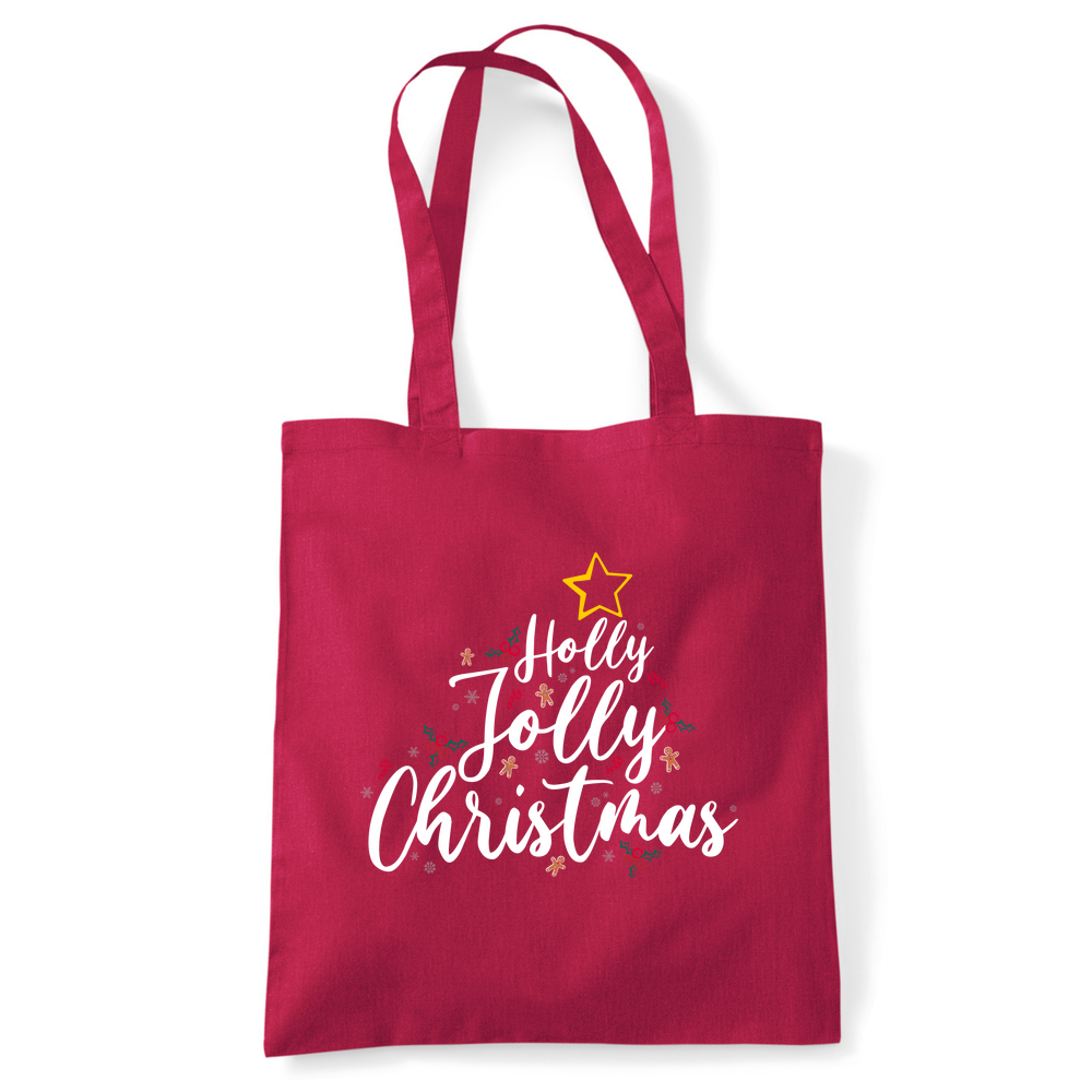 Holly Jolly Christmas Tote Bag - Image 32